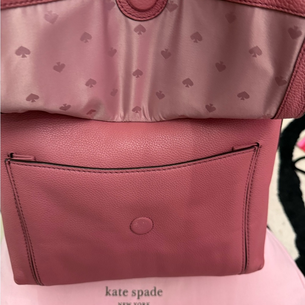 Kate Spade Pink Leather Shoulder Bag - Picture 3 of 5